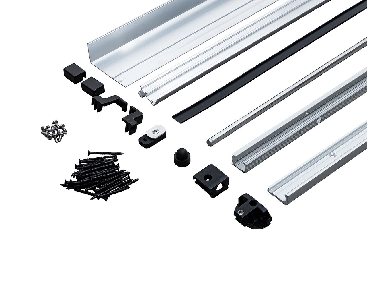 Комплект направляющих Alu-HKS, 931-1280/2630, неокрашенный 230557. Рис. 1 Комплект направляющих Alu-HKS, 931-1280/2630, неокрашенный 230557. Рис. 1