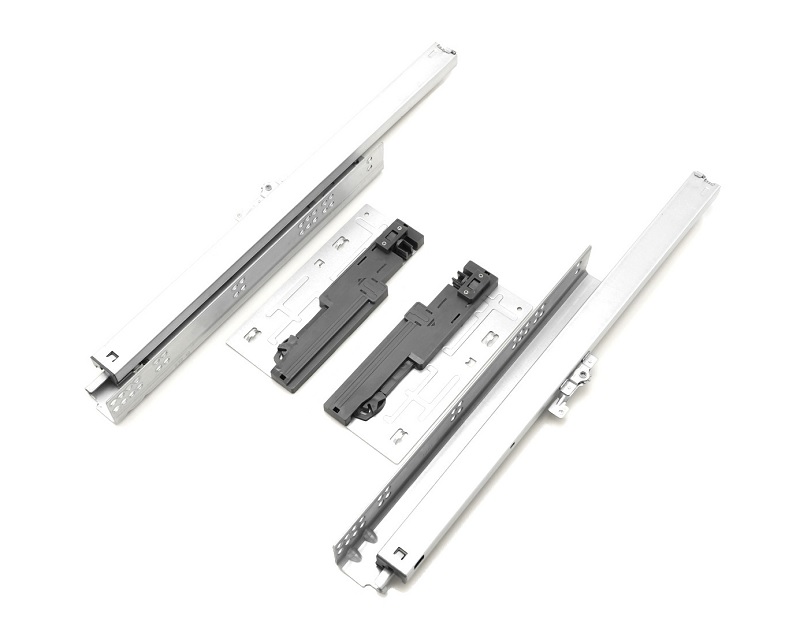 Комплект направляющих Push-to-Open под штангу-синхронизатор для ящика ALPHALUX CRYSTAL длина 550мм (лев+прав). Рис. 1 Комплект направляющих Push-to-Open под штангу-синхронизатор для ящика ALPHALUX CRYSTAL длина 550мм (лев+прав). Рис. 1