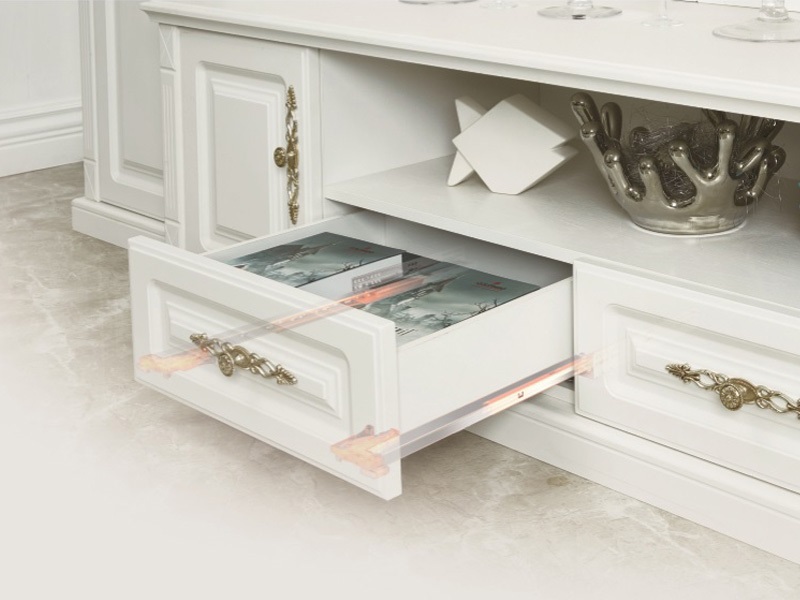 Комплект направляющих Push-to-Open скрытого монтажа Firmax 3D Control L=300мм, полного выдвижения, для ЛДСП 16мм, 3д регулировка (2 направляющие + 2 крепления). Рис. 2 Комплект направляющих Push-to-Open скрытого монтажа Firmax 3D Control L=300мм, полного выдвижения, для ЛДСП 16мм, 3д регулировка (2 направляющие + 2 крепления). Рис. 2