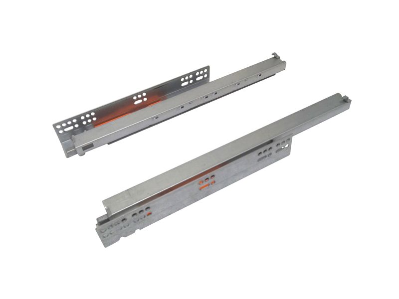 Комплект направляющих Push-to-Open скрытого монтажа Firmax 3D Control  L=450мм, полного выдвижения, для ЛДСП 16мм, 3д регулировка (2 направляющие + 2 крепления). Рис. 3