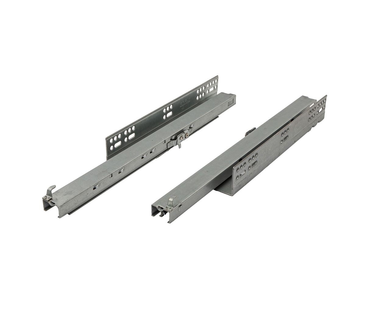 Комплект направляющих Push-to-Open скрытого монтажа Firmax 3D Control под штангу синхронизатор L=400мм, полного выдвижения, для ЛДСП 16мм, 3д регулировка (2 направляющие + 2 фиксатора). Рис. 3