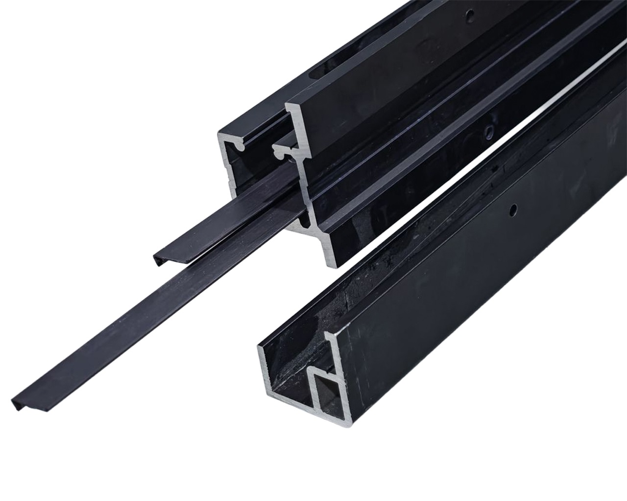 Комплект направляющих Vorne Fold&Slide 6500 мм, коричневый. Рис. 1
