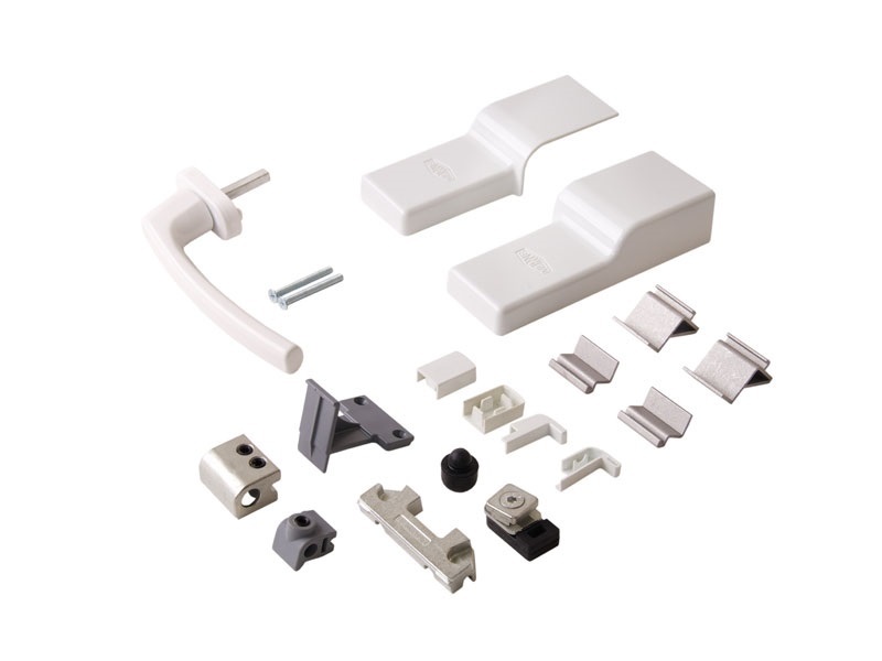 Комплект направляющих+ручка PTS-130 New, 3500мм, белый - ШСФ 1351- 1600. Рис. 2