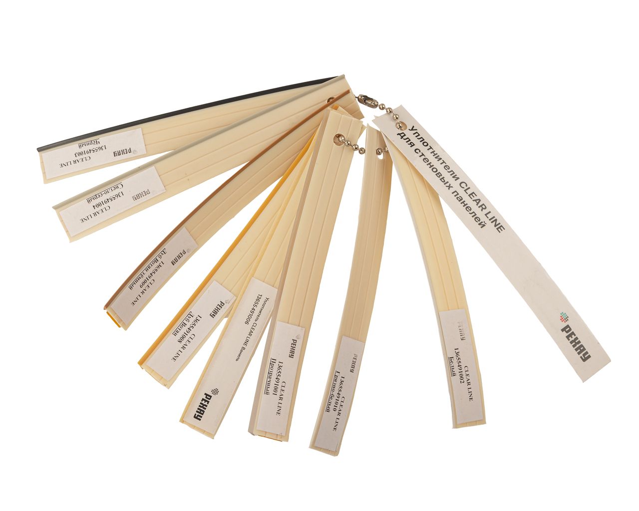 Комплект образцов уплотнителя для столешниц Clear Line. Рис. 1 Комплект образцов уплотнителя для столешниц Clear Line. Рис. 1