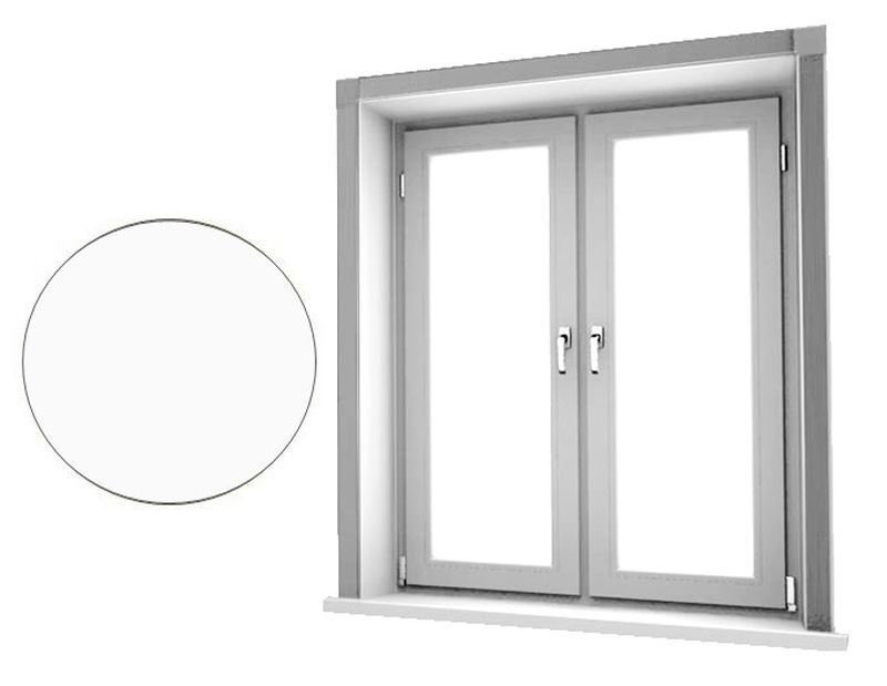 Комплект откосов KNL 600х1800х2200 белый. Рис. 1 Комплект откосов KNL 600х1800х2200 белый. Рис. 1