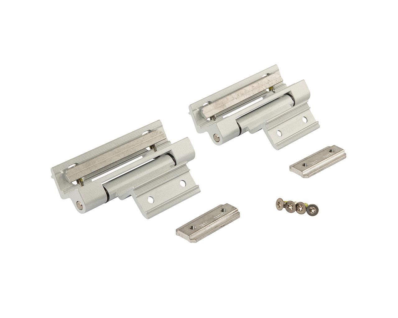 Комплект петель фрамужных Alu 540, клемма 1, V.02, 130 кг, серебро R01.5, 728716, 2 шт.. Рис. 2