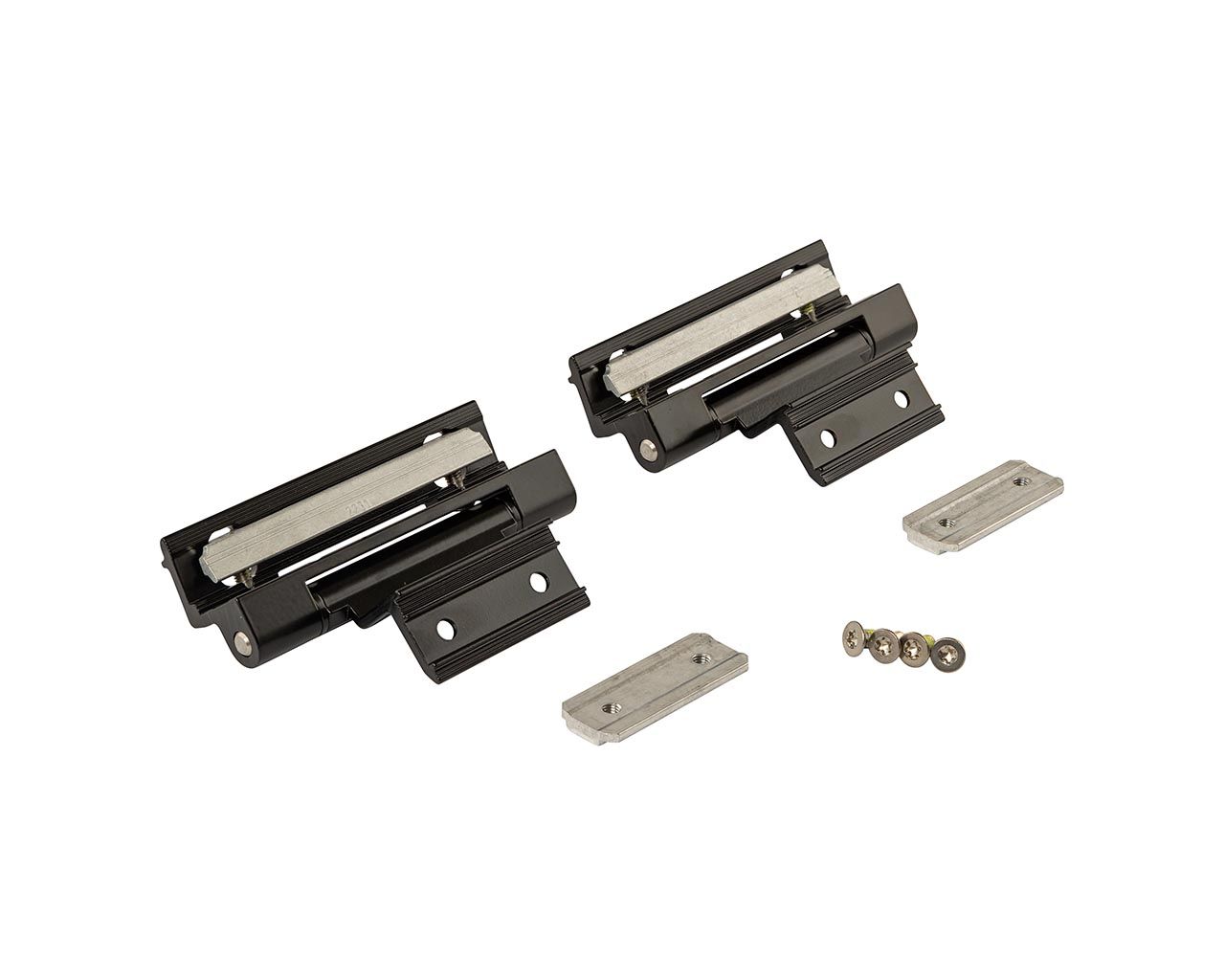 Комплект петель фрамужных Alu 540, клемма 2, V.01, 130 кг, чёрный R06.2, 728723. Рис. 2