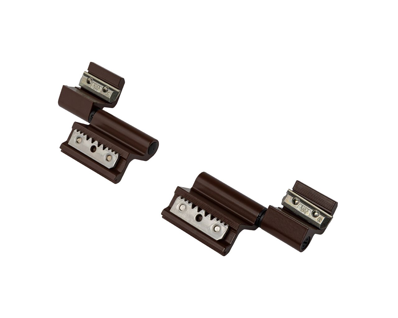 Комплект петель поворотных ALU T300, корич. 8017. Рис. 2