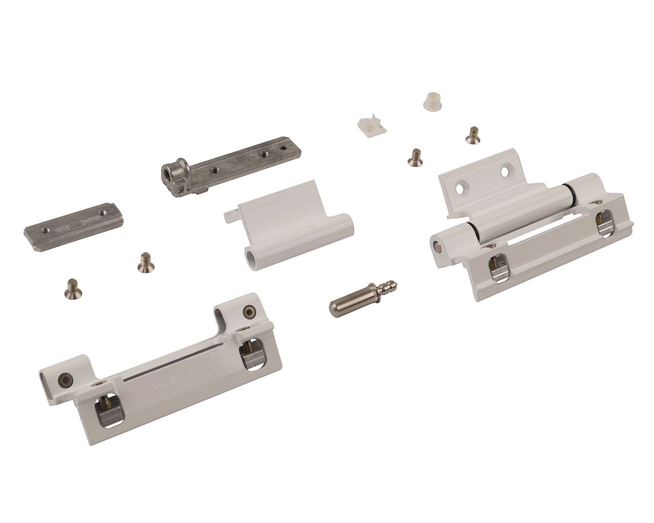 Комплект петель поворотных DF, клемма 1, V.02, 90/130кг, белый R07.2, 728735. Рис. 1