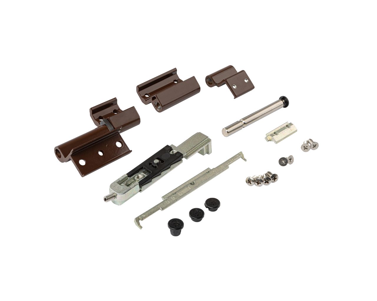 Комплект петель поворотно-откидных, Европаз, 4035.30, корич. RAL8017, (1 комплект = 2 пакета). Рис. 2