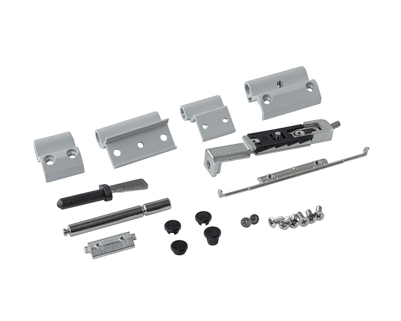 Комплект петель поворотно-откидных, Европаз, 4035.30, серебр. RAL9006, (1 комплект = 2 пакета). Рис. 2 Комплект петель поворотно-откидных, Европаз, 4035.30, серебр. RAL9006, (1 комплект = 2 пакета). Рис. 2
