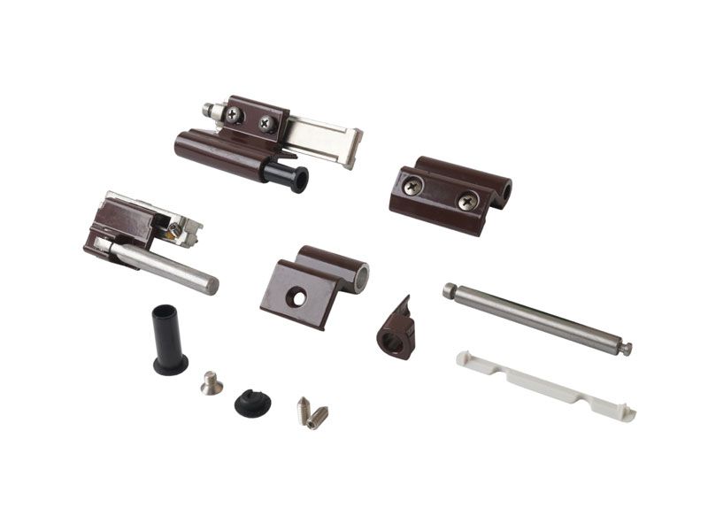 Комплект петель поворотно-откидных Giesse FUTURA Classic, Европаз (2 штуки), коричневый RAL8017, 04739490. Рис. 2 Комплект петель поворотно-откидных Giesse FUTURA Classic, Европаз (2 штуки), коричневый RAL8017, 04739490. Рис. 2