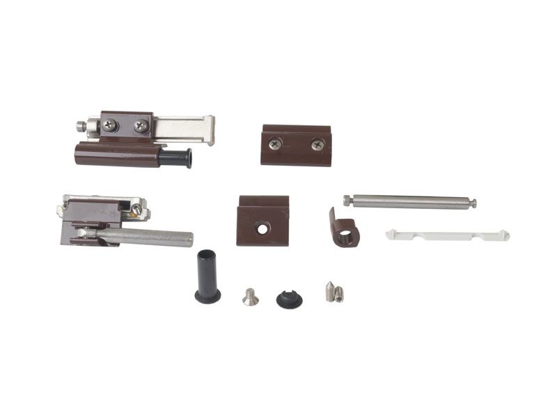 Комплект петель поворотно-откидных Giesse FUTURA Classic, Европаз (2 штуки), коричневый RAL8017, 04739490. Рис. 3 Комплект петель поворотно-откидных Giesse FUTURA Classic, Европаз (2 штуки), коричневый RAL8017, 04739490. Рис. 3