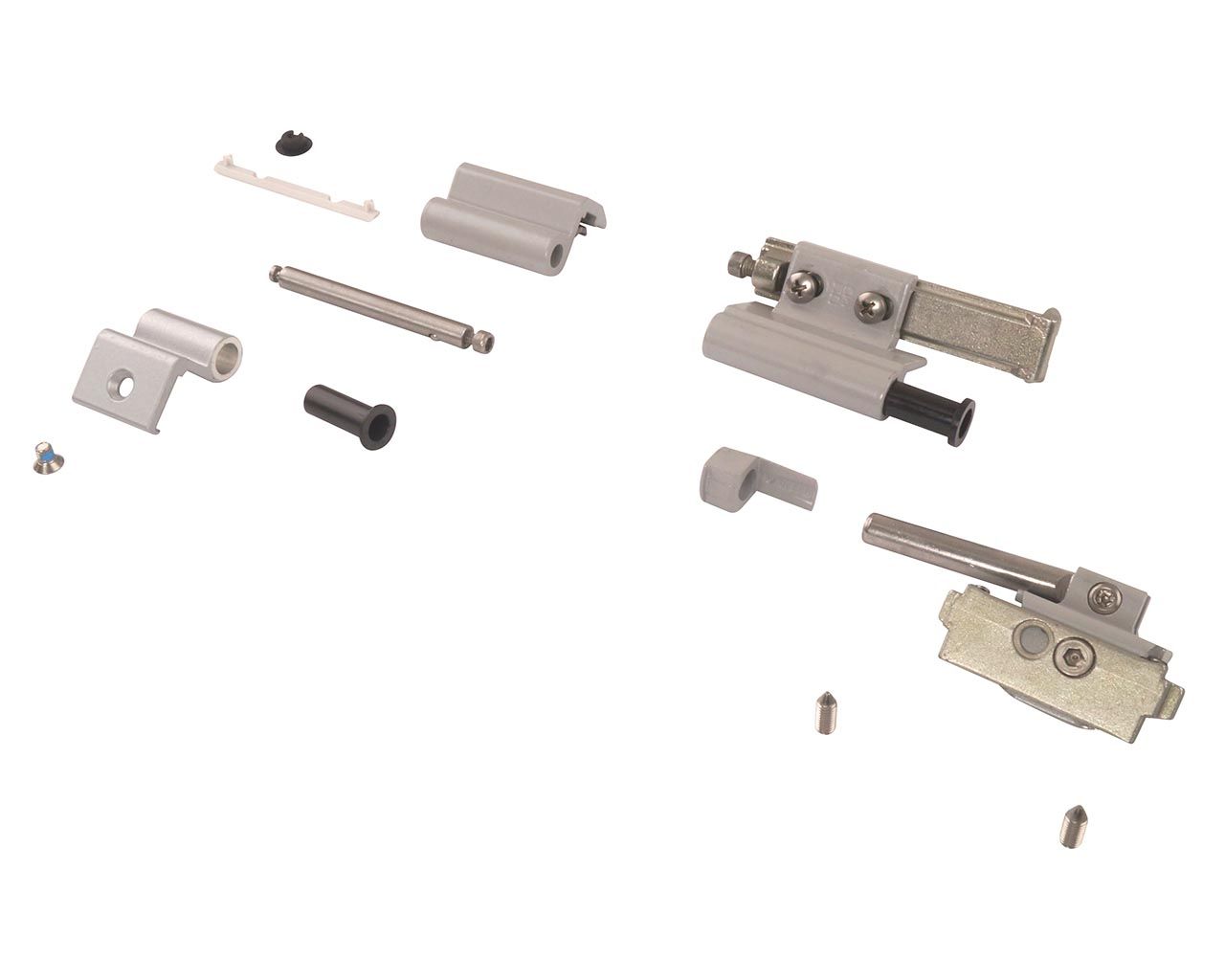 Комплект петель поворотно-откидных Giesse FUTURA Classic, Европаз (2 штуки), серебро RAL9006, 04739970. Рис. 1