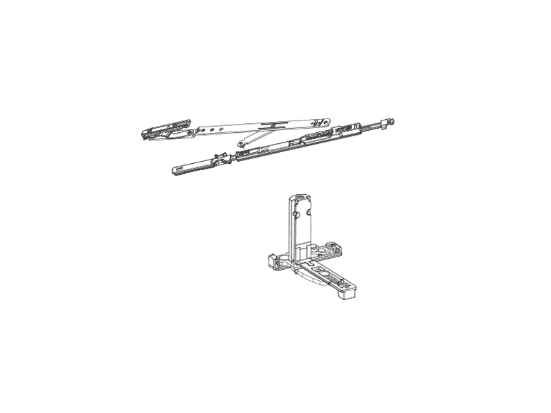 Комплект петель поворотно-откидных скрытых, 505-583, Европаз, левый. Рис. 3 Комплект петель поворотно-откидных скрытых, 505-583, Европаз, левый. Рис. 3