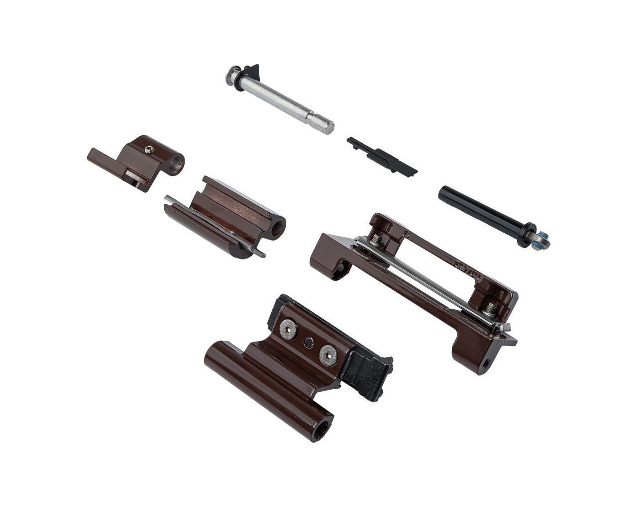 Комплект петель пов-откидных 100, Европаз, корич. RAL8017. Рис. 2