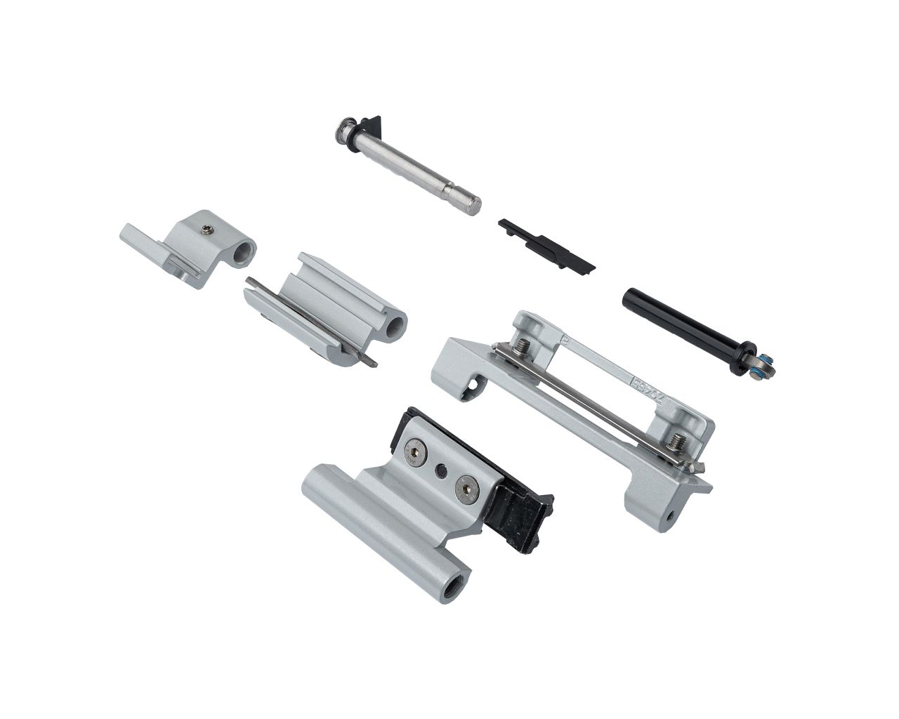 Комплект петель пов-откидных 100, Европаз, серебр. RAL9006. Рис. 2 Комплект петель пов-откидных 100, Европаз, серебр. RAL9006. Рис. 2