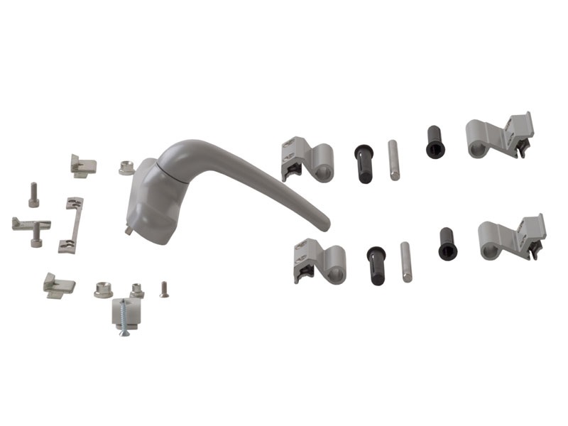 Комплект поворотный Giesse Classic V.01, серебро RAL9006, 01187970. Рис. 1 Комплект поворотный Giesse Classic V.01, серебро RAL9006, 01187970. Рис. 1