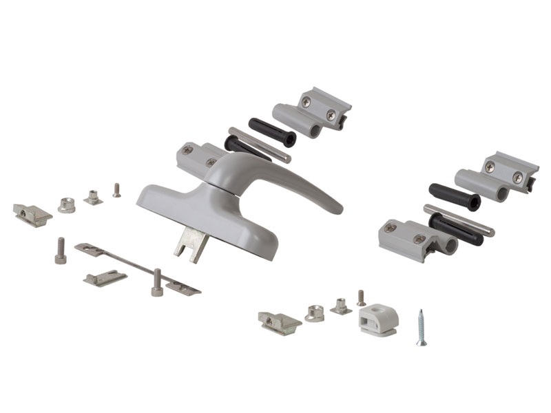 Комплект поворотный Giesse Classic V.01, серебро RAL9006, 01187970. Рис. 3 Комплект поворотный Giesse Classic V.01, серебро RAL9006, 01187970. Рис. 3