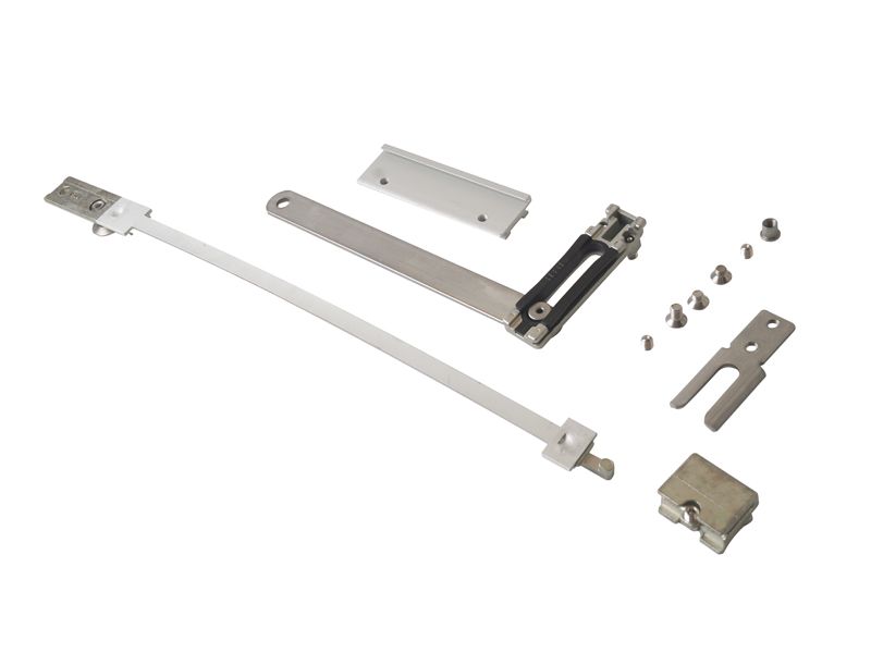 Комплект поворотно-откидной для арочного, косоугольного окна, белый RAL9010, 04671410K. Рис. 3 Комплект поворотно-откидной для арочного, косоугольного окна, белый RAL9010, 04671410K. Рис. 3