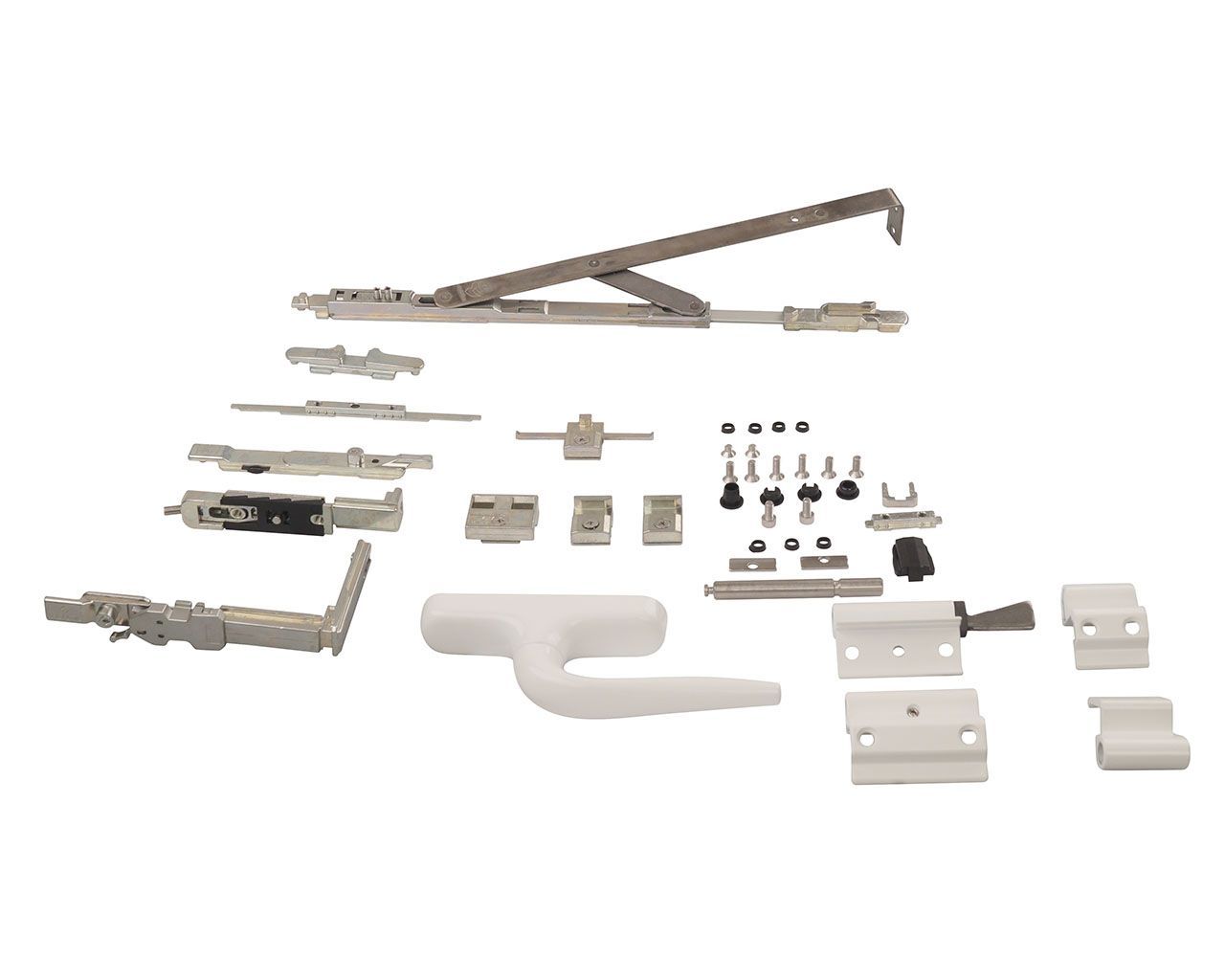 Комплект поворотно-откидного окна, 535-1200 мм, Проведал, с ручкой STB1100, белый RAL9016. Рис. 3 Комплект поворотно-откидного окна, 535-1200 мм, Проведал, с ручкой STB1100, белый RAL9016. Рис. 3