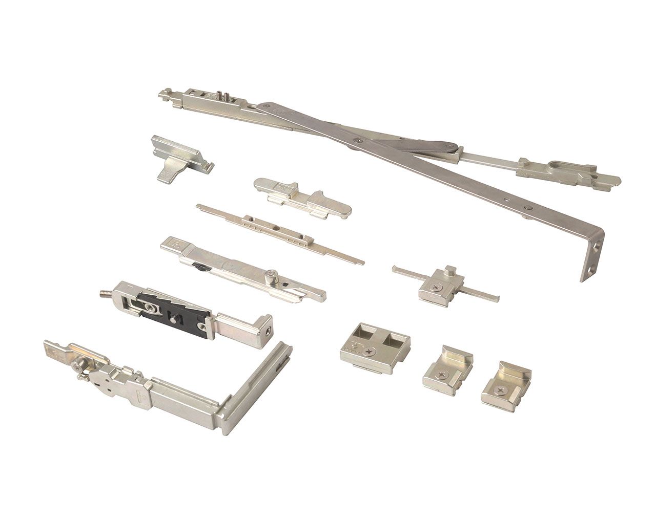 Комплект поворотно-откидного окна, 535-1200 мм, Проведал,  с ручкой STB1100, неокрашенный. Рис. 2