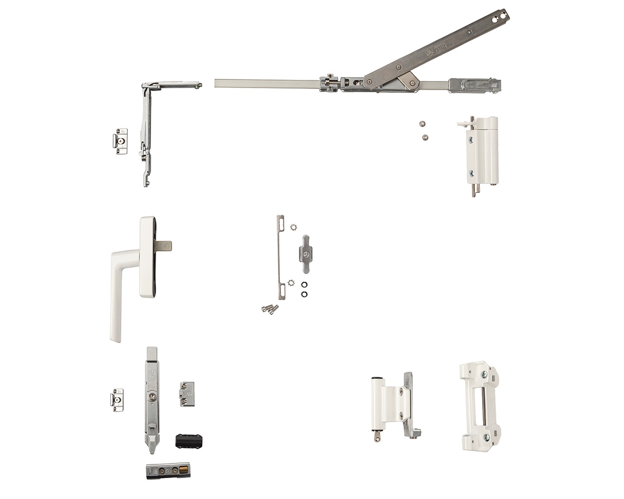 Комплект поворотно-откидной, Европаз V.01, V.02, 365-465, белый. Рис. 1