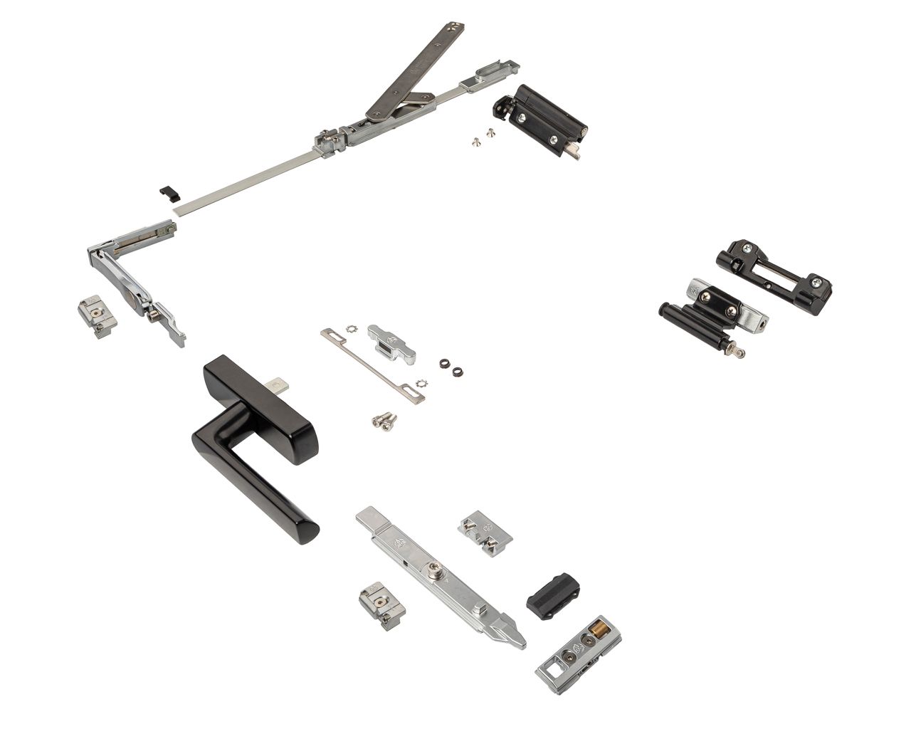 Комплект поворотно-откидной, Европаз V.01, V.02, 365-465, черный. Рис. 2 Комплект поворотно-откидной, Европаз V.01, V.02, 365-465, черный. Рис. 2
