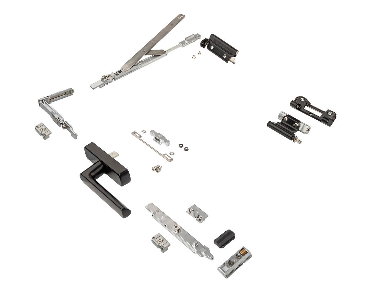 Комплект поворотно-откидной, Европаз V.01, V.02, 495-935, черный. Рис. 2