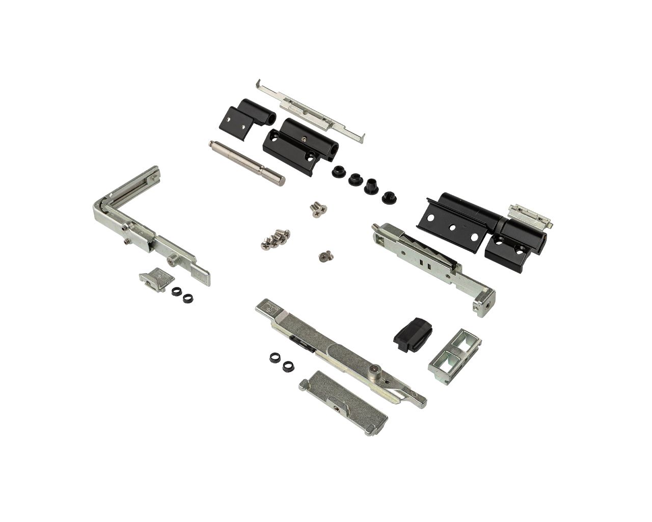 Комплект поворотно-откидной без ручки, Европаз, петли 4035.30, черн. RAL9005. Рис. 1