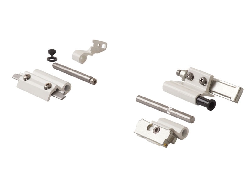 Комплект поворотно-откидных петель E-line, Европаз, 2 штуки, белый RAL9010, 04779410000TB. Рис. 1 Комплект поворотно-откидных петель E-line, Европаз, 2 штуки, белый RAL9010, 04779410000TB. Рис. 1