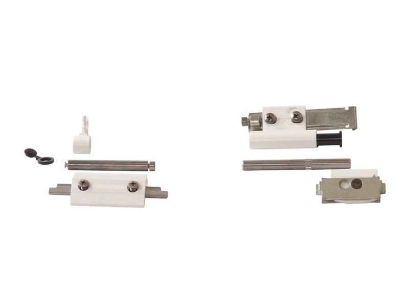 Комплект поворотно-откидных петель E-line, Европаз, 2 штуки, белый RAL9010, 04779410000TB. Рис. 2 Комплект поворотно-откидных петель E-line, Европаз, 2 штуки, белый RAL9010, 04779410000TB. Рис. 2
