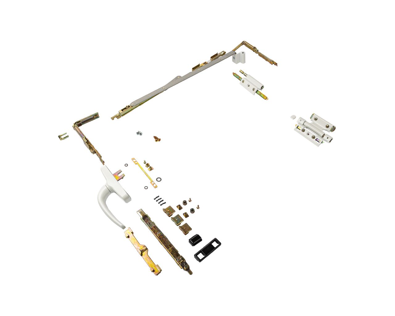 Комплект пов-откидной фурнитуры, Европаз Ш601-1200/В1201-2400, бел. RAL9016. Рис. 1 Комплект пов-откидной фурнитуры, Европаз Ш601-1200/В1201-2400, бел. RAL9016. Рис. 1