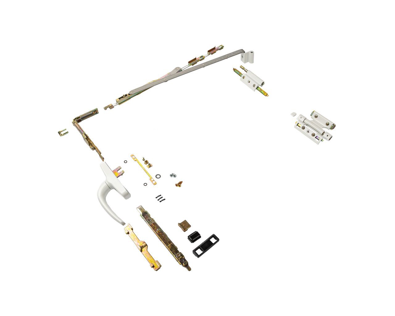 Комплект пов-откидной фурнитуры, Европаз Ш601-1200/В600-1200, бел. RAL9016