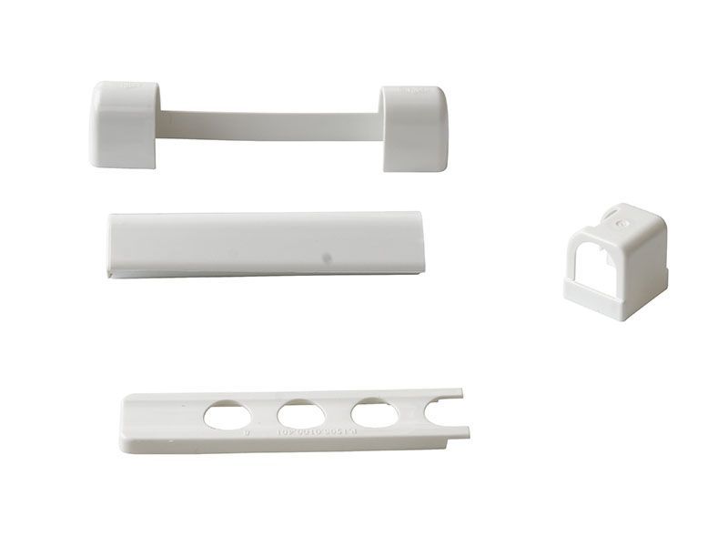 Комплект правый декор. накл. для дерева Белый RAL9016 (5 позиций). Рис. 1