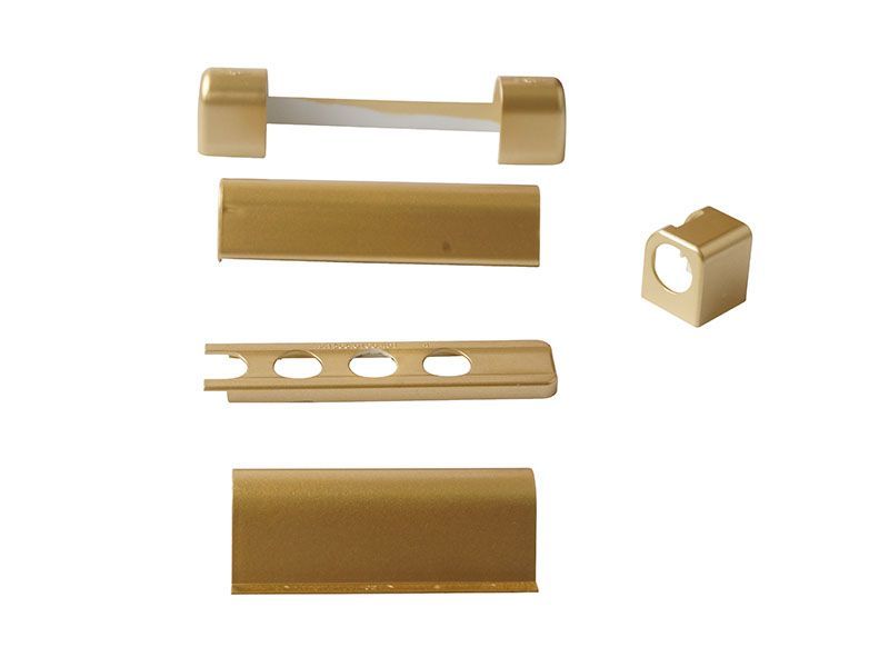 Комплект правый  декор. накл. для дерева Золото матовое (5 позиций). Рис. 1