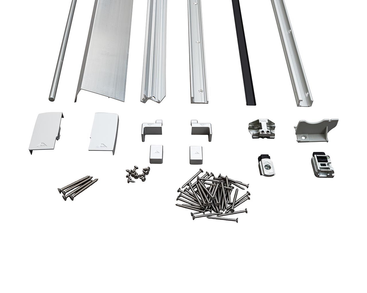 Комплект шин Patio Alversa ALU, 670-930/1930 мм, неокрашенный. Рис. 2 Комплект шин Patio Alversa ALU, 670-930/1930 мм, неокрашенный. Рис. 2