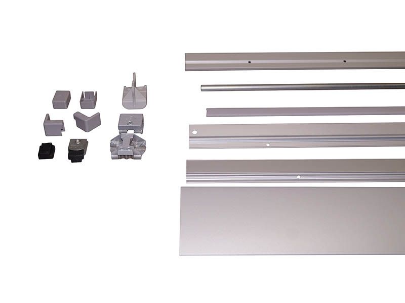 Комплект шин Patio Alversa, ПВХ/дерево, 1051-1250 мм серебро, R011. Рис. 3