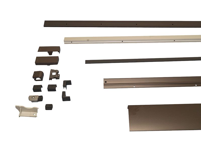 Комплект шин Patio Alversa, ПВХ/дерево, 1051-1250 мм средняя бронза, R053. Рис. 2