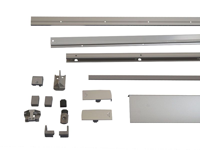 Комплект шин Patio Alversa, ПВХ/дерево, 1251-1450 мм серебро, R011. Рис. 1