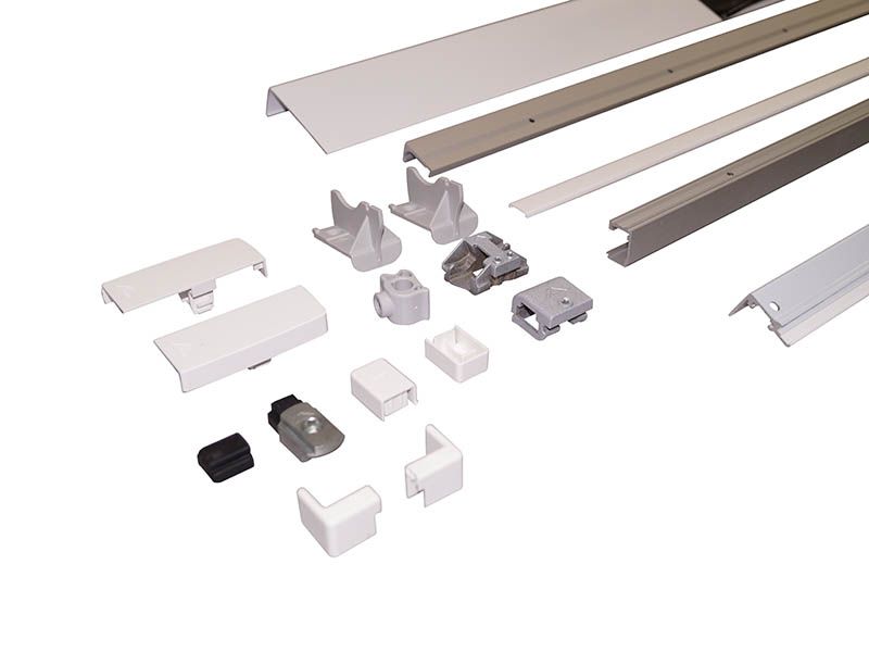 Комплект шин Patio Alversa, ПВХ/дерево, 1451-1650 мм R072, белый. Рис. 2