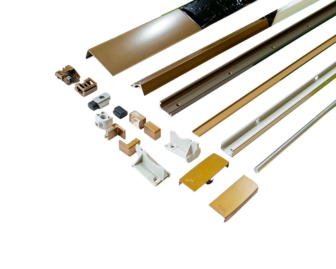 Комплект шин Patio Alversa, ПВХ/дерево, 1451-1650 мм бронза, R055. Рис. 2 Комплект шин Patio Alversa, ПВХ/дерево, 1451-1650 мм бронза, R055. Рис. 2