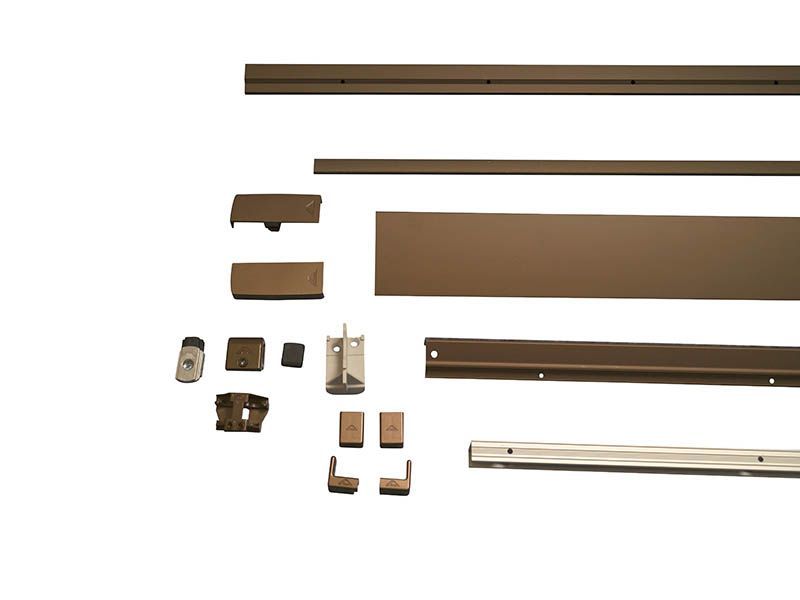 Комплект шин Patio Alversa, ПВХ/дерево, 600-900 мм средняя бронза, R053. Рис. 1