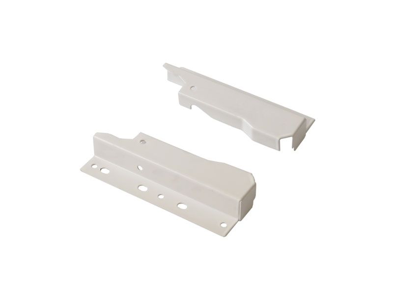 Комплект соединителей задней стенки Firmax высота 135 мм, под 1 рейлинг для ящика Newline, белый. Рис. 2