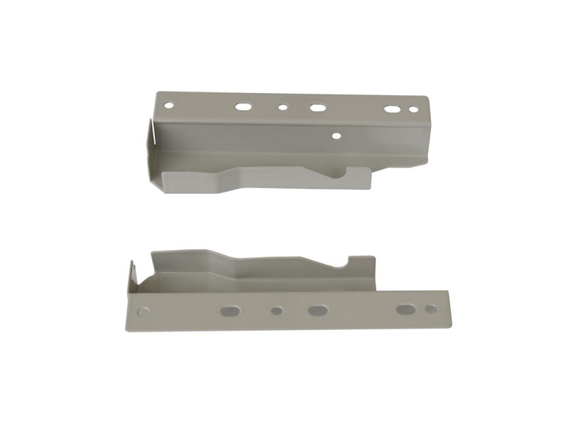 Комплект соединителей задней стенки Firmax высота 135 мм, под 1 рейлинг для ящика Newline, серый. Рис. 2 Комплект соединителей задней стенки Firmax высота 135 мм, под 1 рейлинг для ящика Newline, серый. Рис. 2