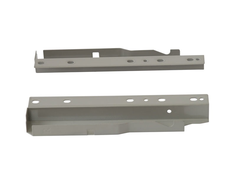 Комплект соединителей задней стенки Firmax высота 199 мм, под 2 рейлинга для ящика Newline, серый. Рис. 2 Комплект соединителей задней стенки Firmax высота 199 мм, под 2 рейлинга для ящика Newline, серый. Рис. 2