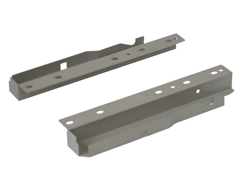 Комплект соединителей задней стенки Firmax высота 199 мм, под 2 рейлинга для ящика Newline, серый. Рис. 3 Комплект соединителей задней стенки Firmax высота 199 мм, под 2 рейлинга для ящика Newline, серый. Рис. 3