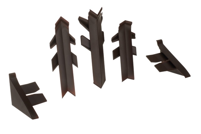 Комплект соединителей к бортику Перфетто лайн / SB 135 96138 коричневый