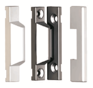 Комплект среднего прижима наружнего белый Ral 9016 (3 части) Elementis 2. Рис. 2