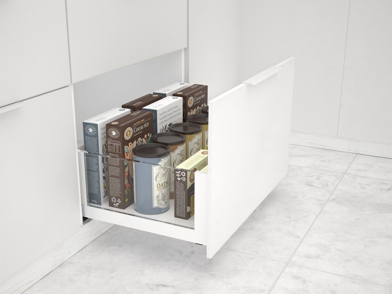 Комплект стеклянных боковин ALPHALUX высота 180мм (high), длина 600 мм (L/R, крепления фасада, заглушки) для ящика CRYSTAL, белый. Рис. 2 Комплект стеклянных боковин ALPHALUX высота 180мм (high), длина 600 мм (L/R, крепления фасада, заглушки) для ящика CRYSTAL, белый. Рис. 2